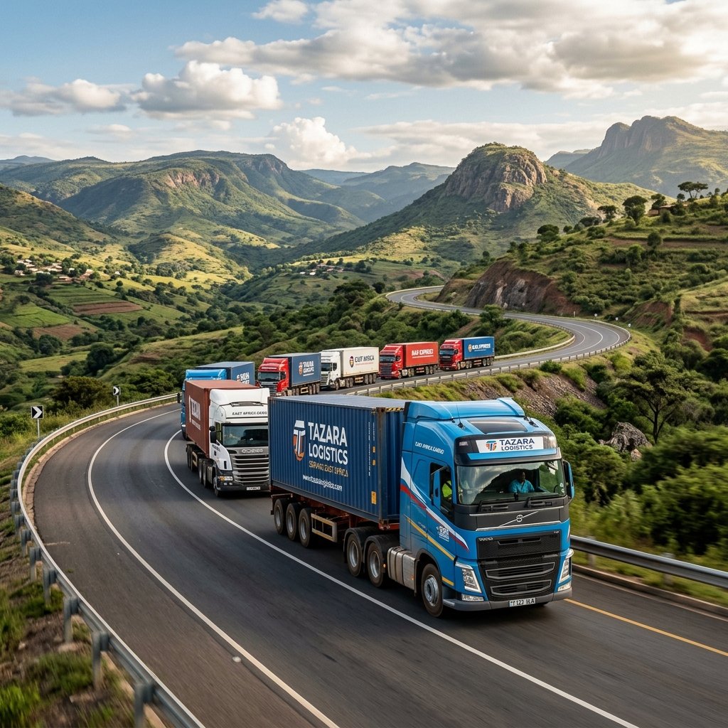 East African Truck Convoy