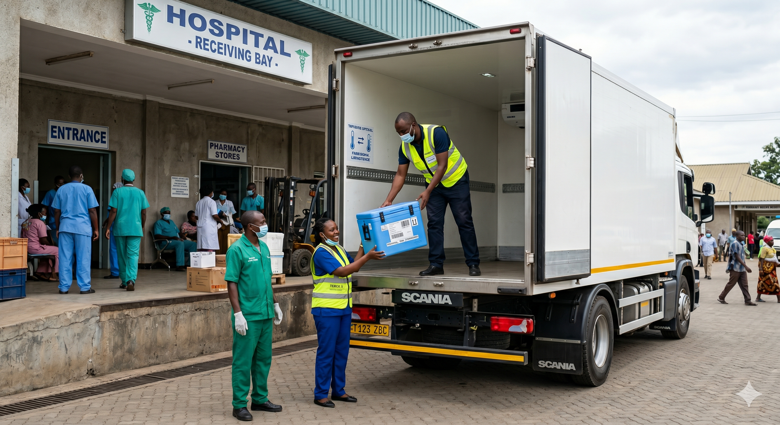 Cold chain pharmaceutical logistics